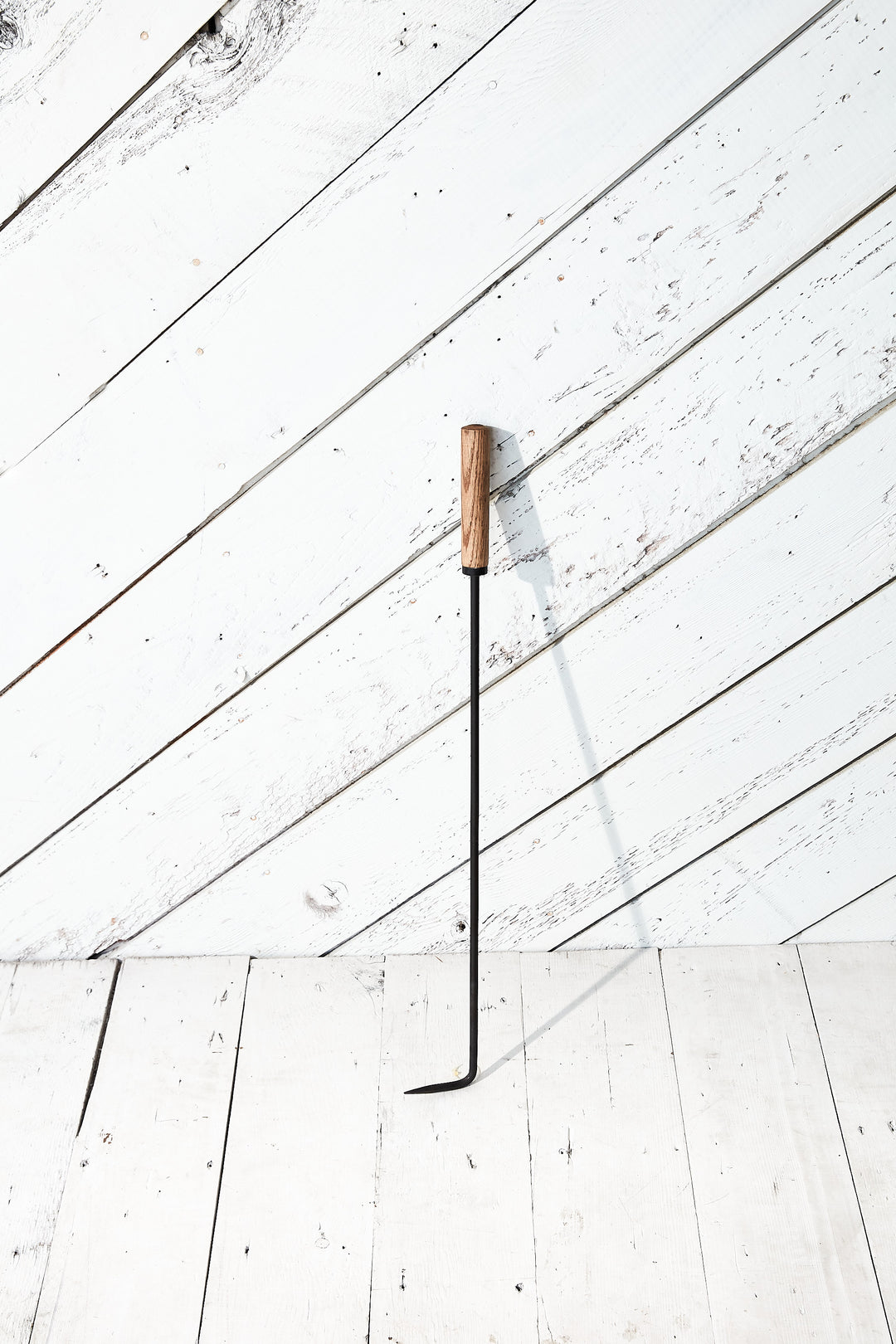 Oak and Iron Fire Hook