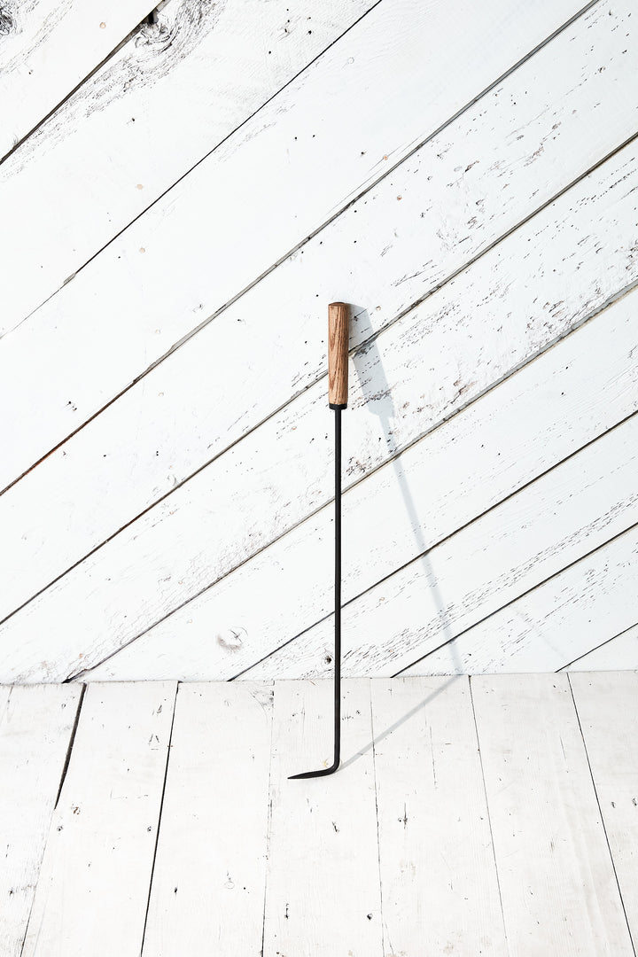 Oak and Iron Fire Hook