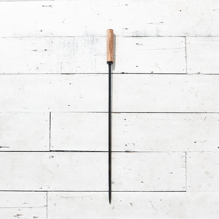 Oak and Iron Fire Poker