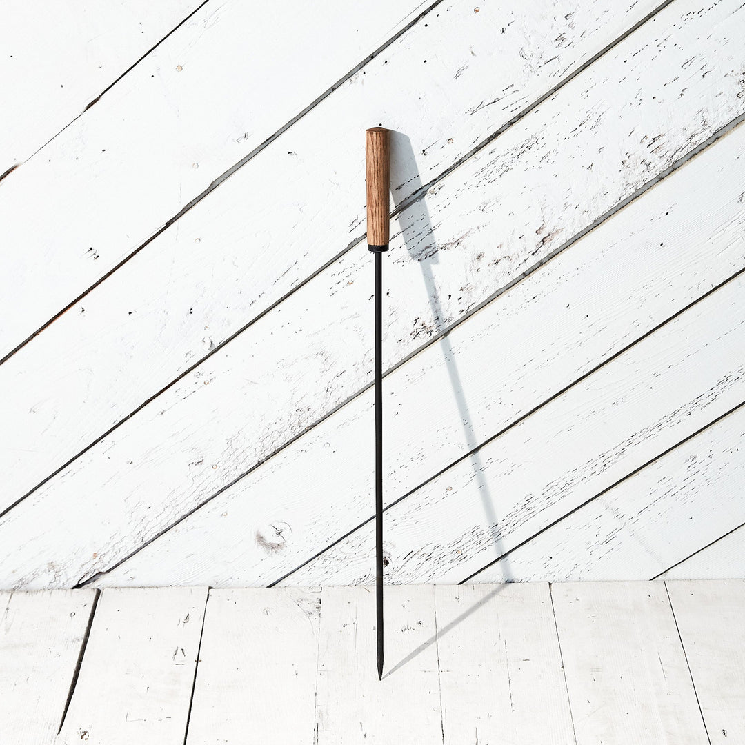 Oak and Iron Fire Poker