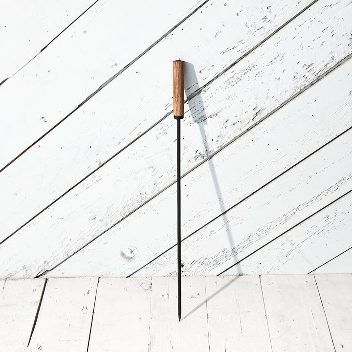 Oak and Iron Fire Poker