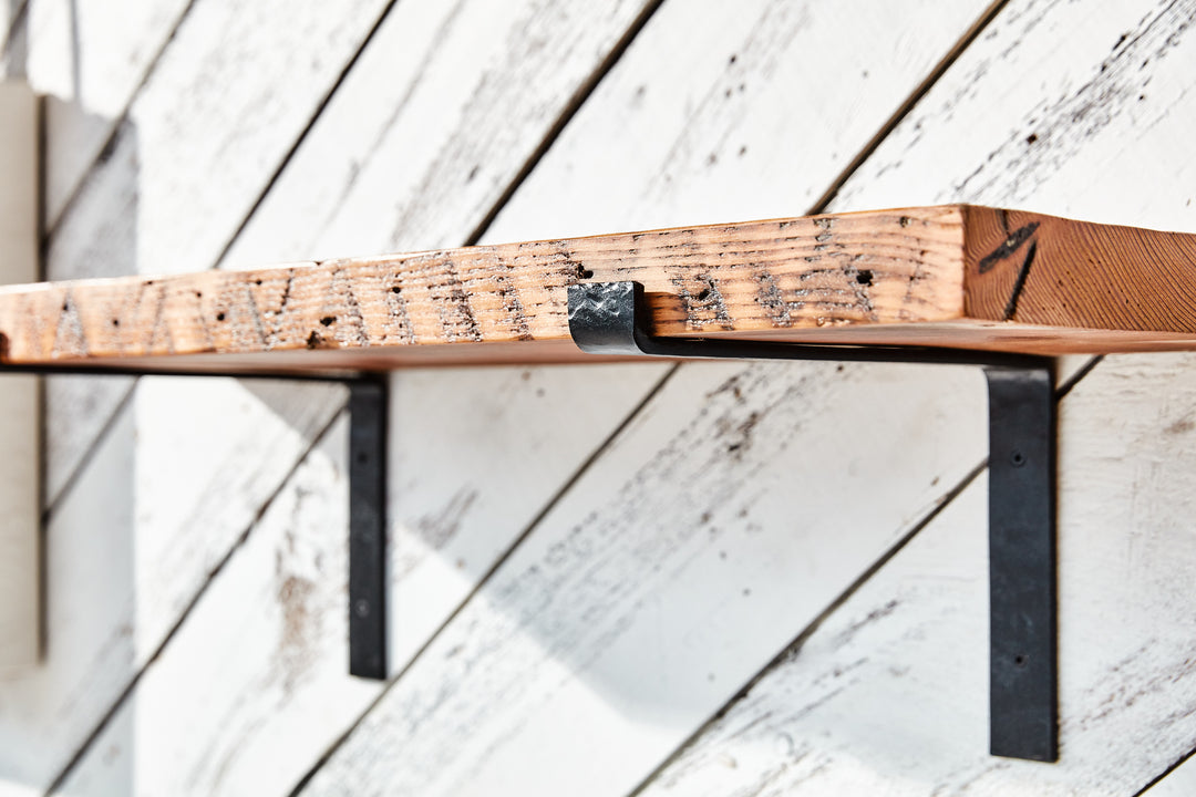 Hand-Forged Shelf Brackets