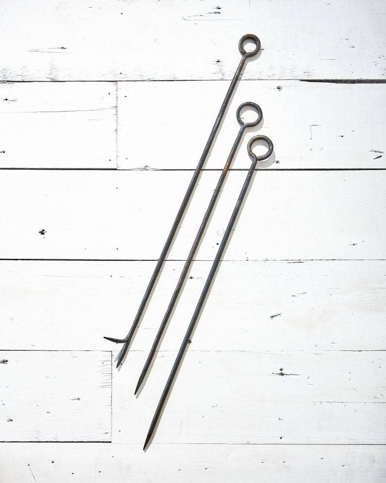Ring Handle Fire Poker With Hook