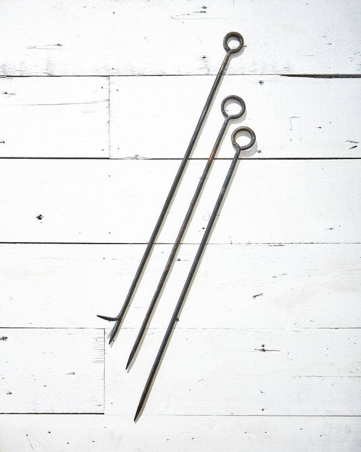Ring Handle Fire Poker With Hook