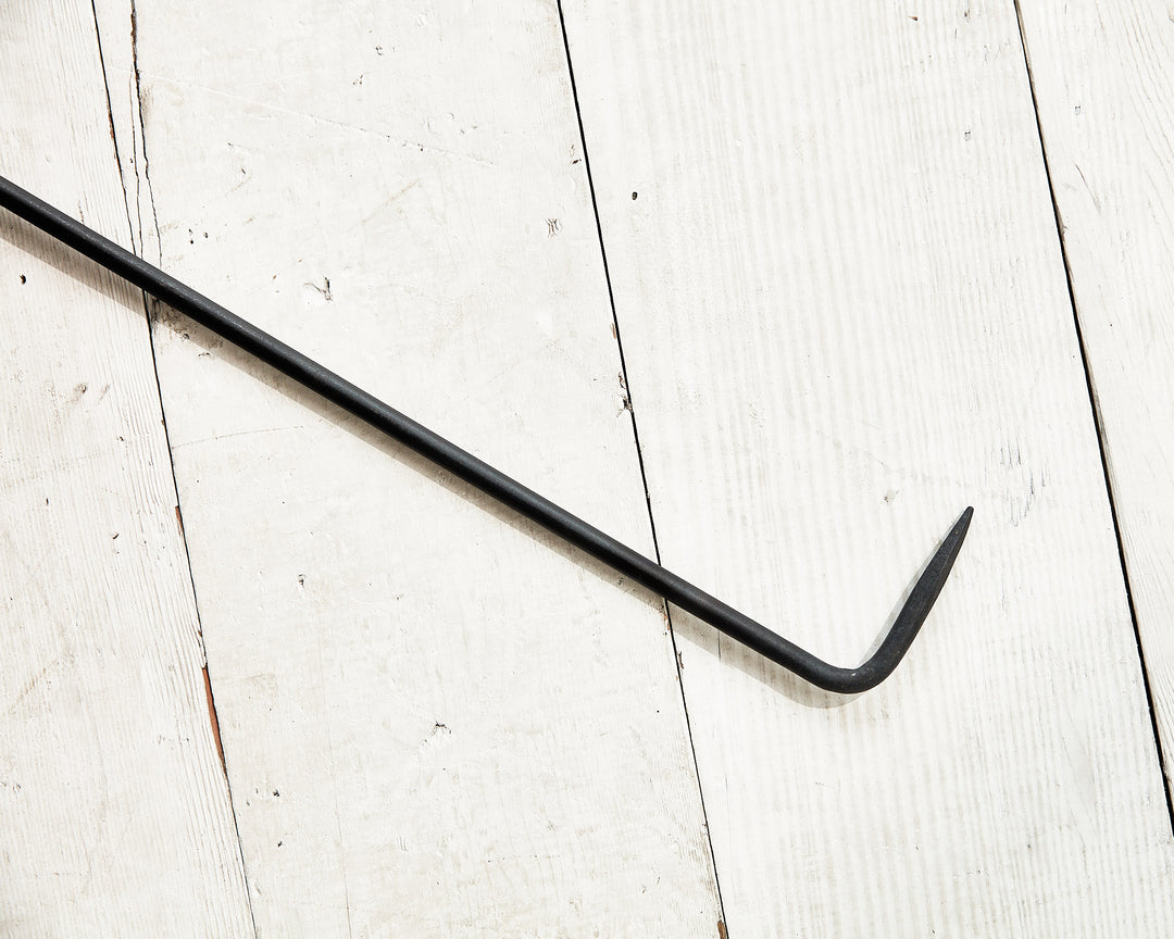 Oak and Copper Fire Hook