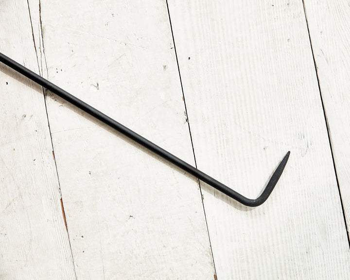 Oak and Copper Fire Hook